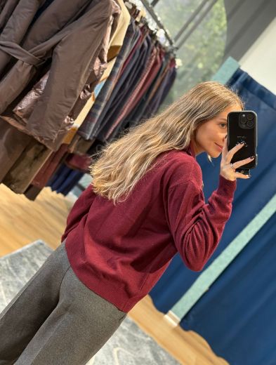 Immagine di POLO MISTO CASHMERE - Disponibile in BLU, GRIGIO, BORDEAUX, MARRONE