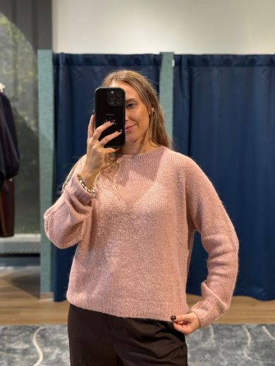 Immagine di MAGLIONE MISTO ALPACA - Disponibile in BIANCO, ROSA, NERO, BORDEAUX, BLU, GRIGIO, AZZURRO