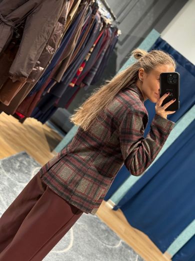 Immagine di GIACCA SLIM CHECK - Disponibile in MARRONE, BORDEAUX