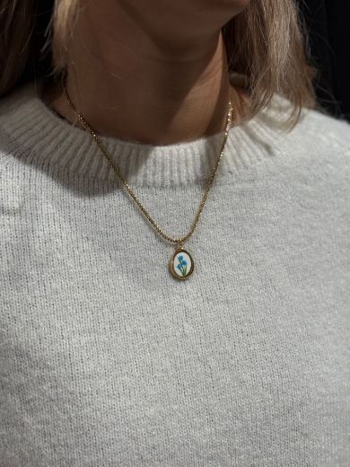 Immagine di COLLANA CHARM TULIP BLUE