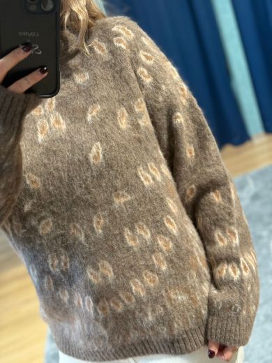 Immagine di MAGLIONE BANDANA - Disponibile in MARRONE, GRIGIO, BORDEAUX