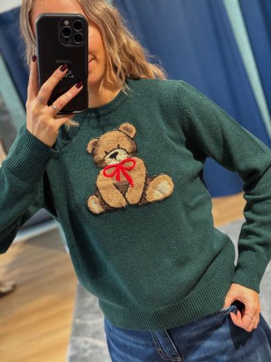 Immagine di MAGLIONE ORSO FIOCCO