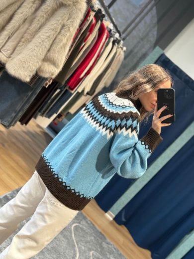 Immagine di MAGLIONE ROMBI LUREX