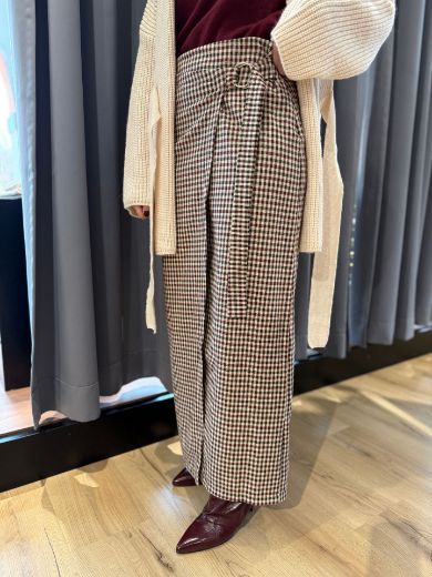 Immagine di GONNA CON ANELLO - Disponibile in MARRONE, BORDEAUX