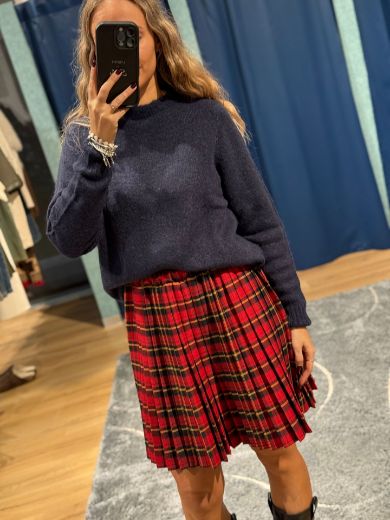 Immagine di GONNA PLISSE' TARTAN RED