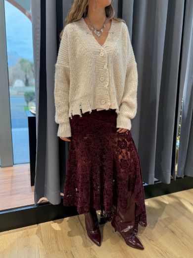 Immagine di GONNA PIZZO ASIMMETRICA