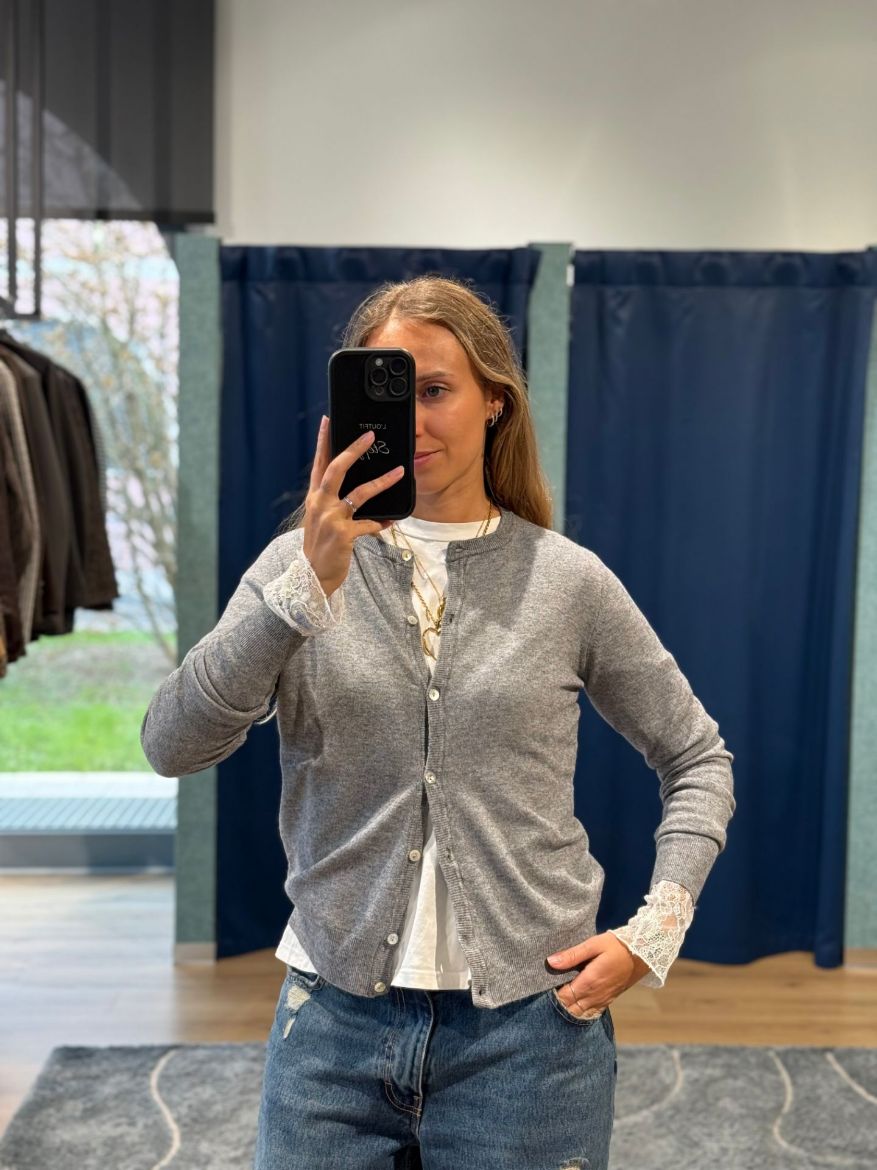 Immagine di CARDIGAN VISCOSA BASIC - Disponibile in NERO, GRIGIO