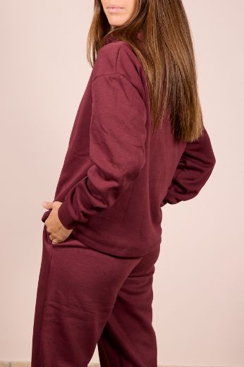 Immagine di FELPA CHILLI - Disponibile in VERDE, BORDEAUX, BLU