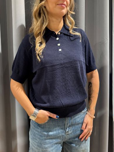 Immagine di POLO MEZZA MANICA - Disponibile in TORTORA, MARRONE, CREMA, BLU, AZZURRO