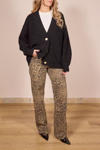 Immagine di CARDIGAN OVER - Disponibile in PANNA, BLU, NERO