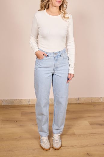 Immagine di MAGLIA CHLOE A COSTINE - Disponibile in NERO, BIANCO, CIOCCOLATO