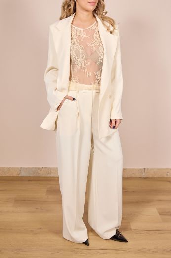 Immagine di PANTALONE EMMA - Disponibile in BLU, PANNA