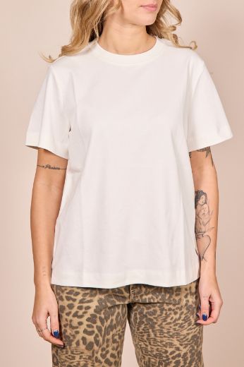 Immagine di T-SHIRT NAIMA AWARE - Disponibile in BIANCO, BLU, ROSA, NERO, CIOCCOLATO