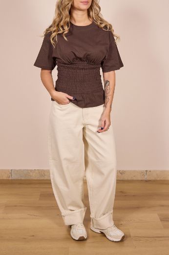 Immagine di TOP EVELYN - Disponibile in MARRONE, BIANCO