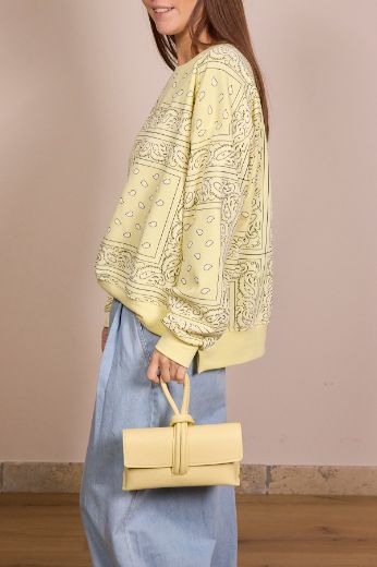 Immagine di FELPA BANDANA - Disponibile in GIALLO, AZZURRO, ROSSO, ROSA, NERO