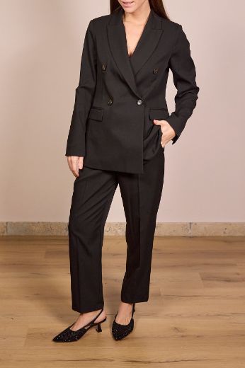 Immagine di PANTALONE EVA - Disponibile in NERO, PANNA, GRIGIO, ROSA, OLIO