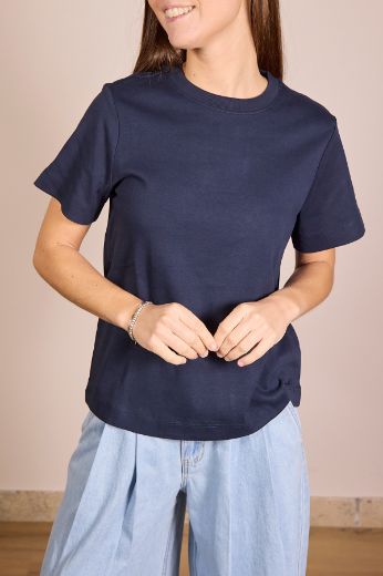 Immagine di T-SHIRT NAIMA AWARE - Disponibile in BIANCO, BLU, ROSA, NERO, CIOCCOLATO