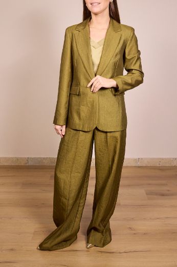 Immagine di PANTALONE MATILDE - Disponibile in TABACCO, VERDE MILITARE