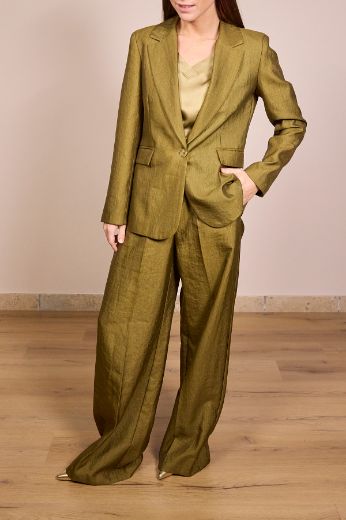 Immagine di PANTALONE MATILDE - Disponibile in TABACCO, VERDE MILITARE