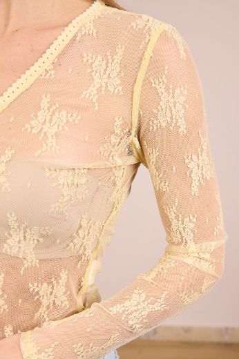 Immagine di MAGLIA PIZZO SCOLLO A V