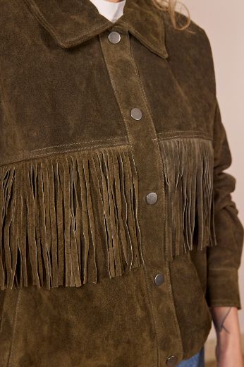Immagine di GIACCA SUEDE FRANGE