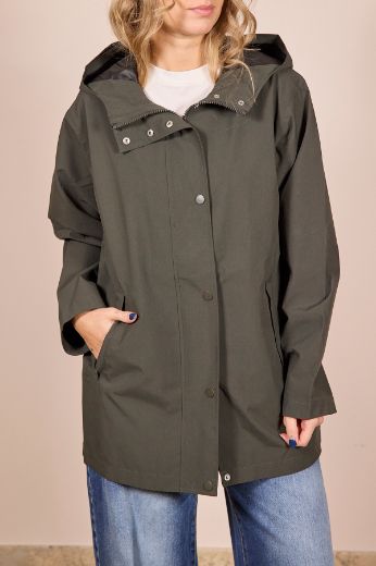Immagine di RAIN JACKET - Disponibile in VERDE MILITARE, NERO