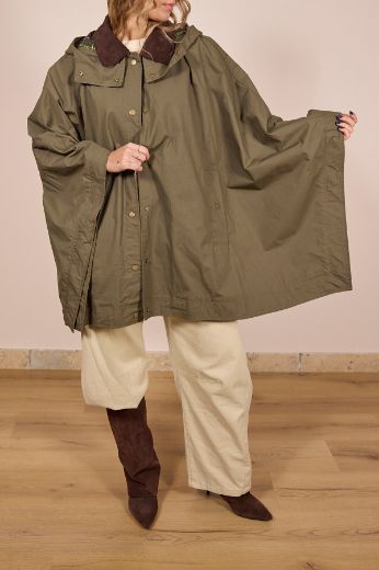 Immagine di MANTELLA CON CAPPUCCIO REMOVIBILE