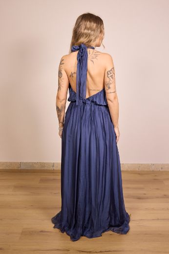 Immagine di ABITO GIOIELLO SETA VISCOSA - Disponibile in ROSA, BLU