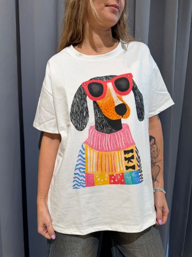 Immagine di T-SHIRT BASSOTTO SKETCH