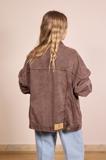 Immagine di GIUBBINO DENIM BULL - Disponibile in GRIGIO, MORO