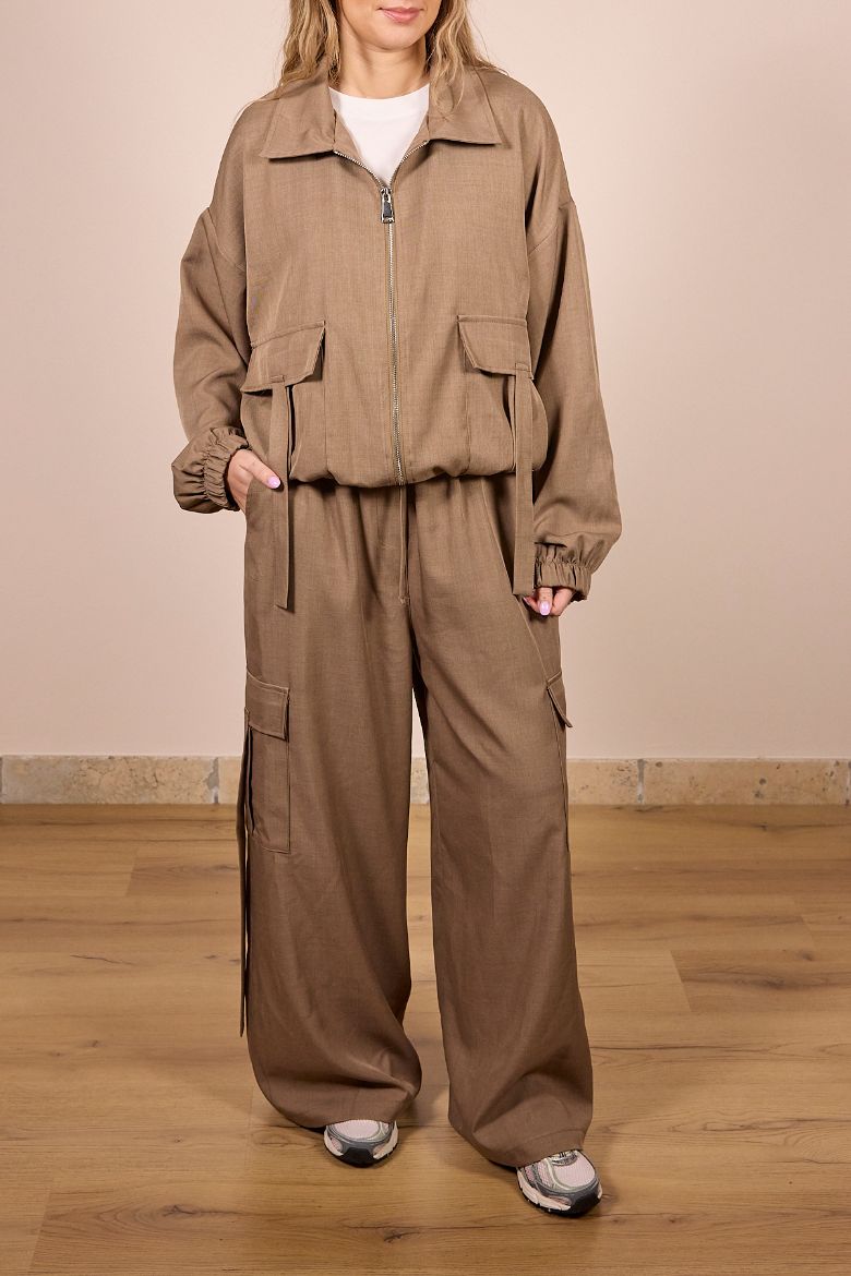 Immagine di COORDINATO CARGO - Disponibile in BLU, NOCCIOLA, NERO