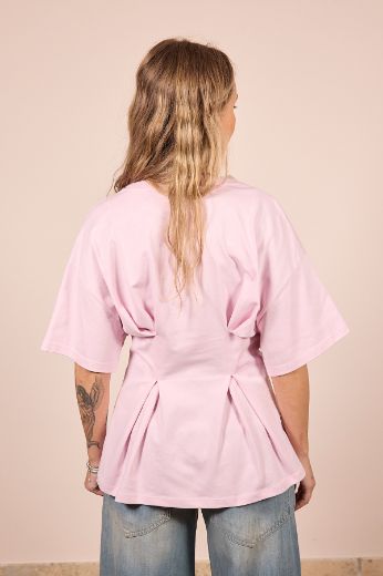 Immagine di T-SHIRT CORSETTO - Disponibile in ROSA, AZZURRO, BIANCO
