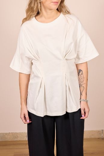 Immagine di T-SHIRT CORSETTO - Disponibile in ROSA, AZZURRO, BIANCO