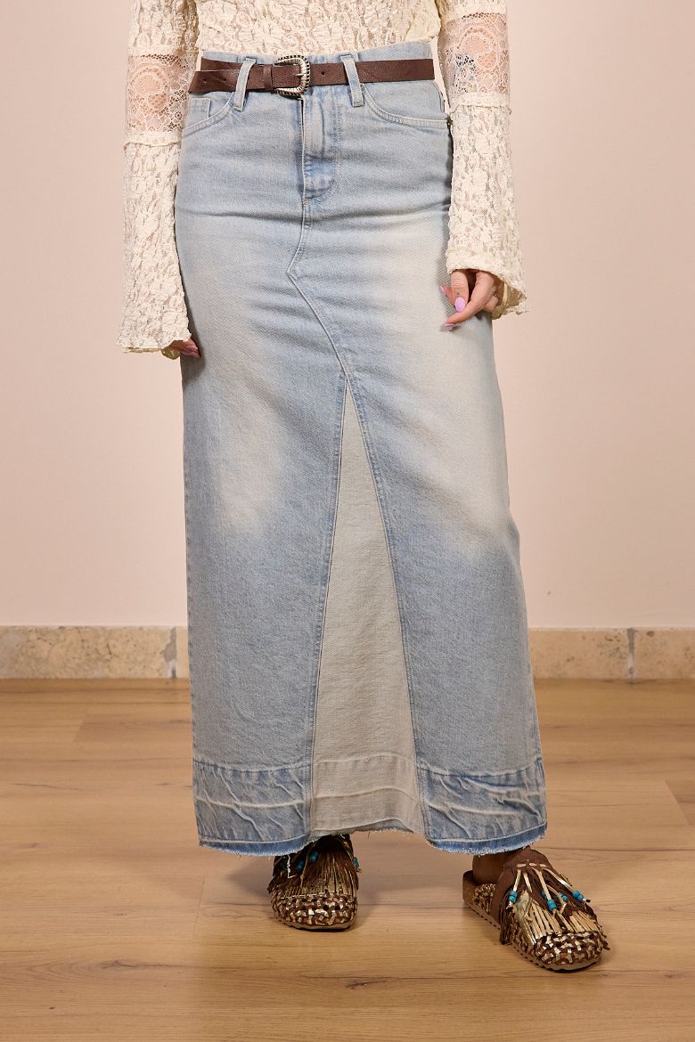 Immagine di GONNA DENIM CONTRASTO