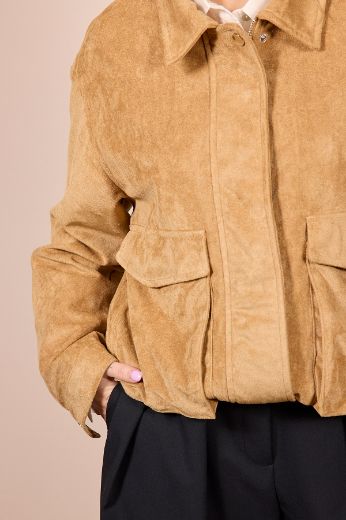 Immagine di GIACCA BOMBER CAMOSCIO