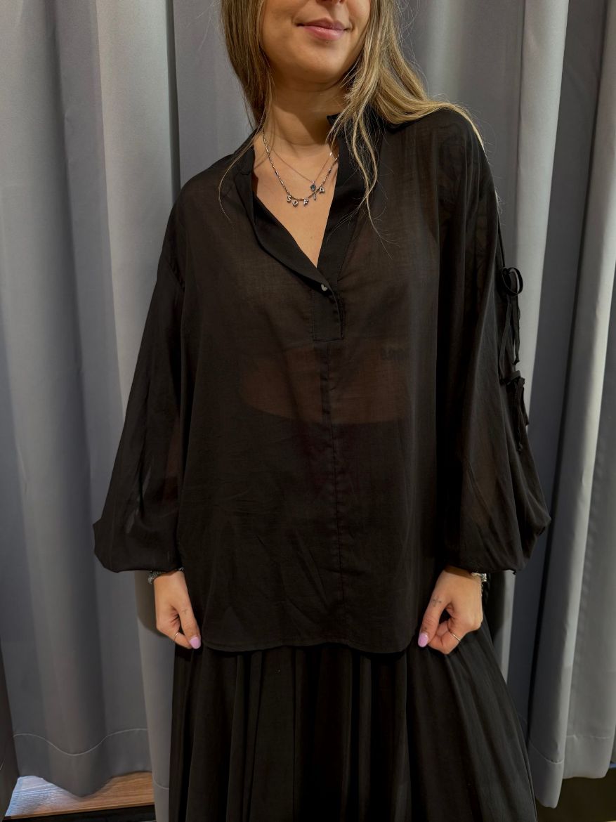 Immagine di CAMICIA VELATA LACCI