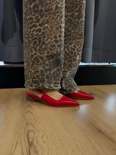 Immagine di SLINGBACK TACCO KITTEN - Disponibile in GIALLO, AZZURRO, ROSA, ROSSO