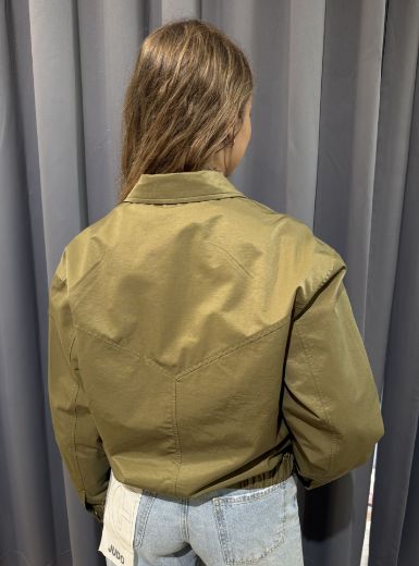 Immagine di BOMBER TRENCH - Disponibile in VERDE, MARRONE, BEIGE