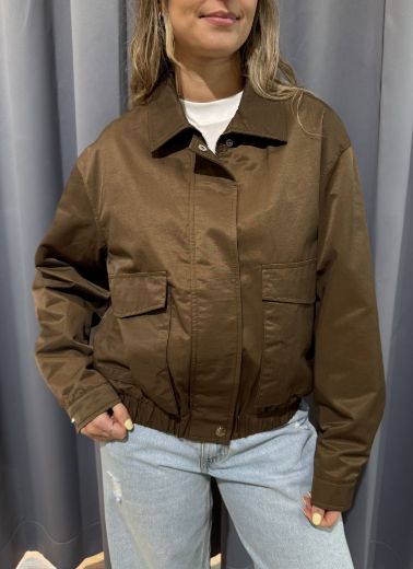 Immagine di BOMBER TRENCH - Disponibile in VERDE, MARRONE, BEIGE