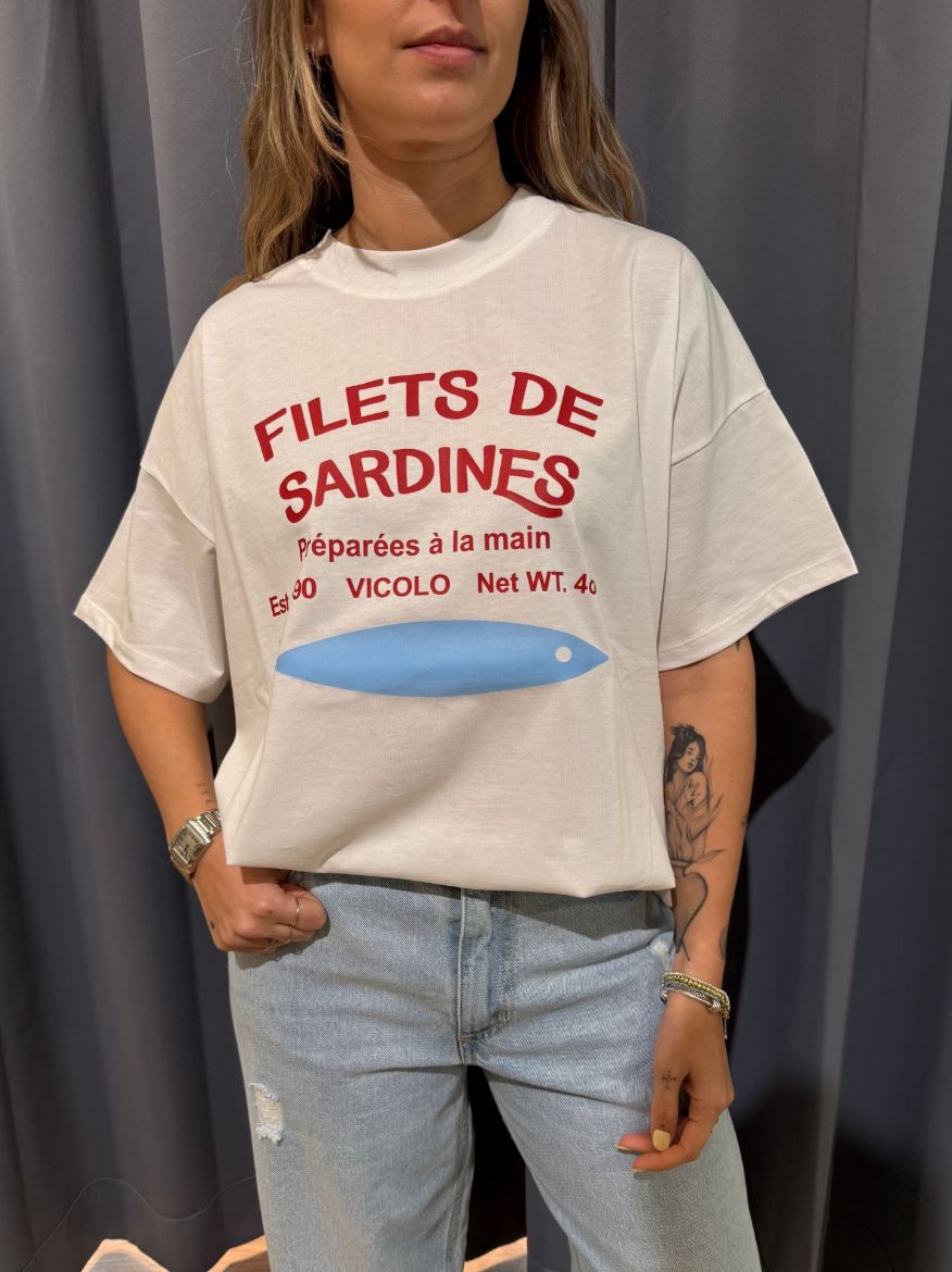 Immagine di T-SHIRT FILETS DE SARDINES