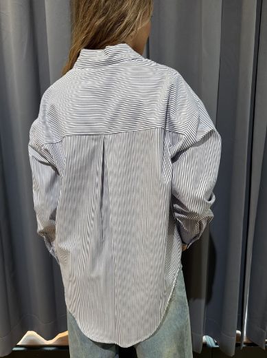 Immagine di CAMICIA GESSATA BIANCO/BLU