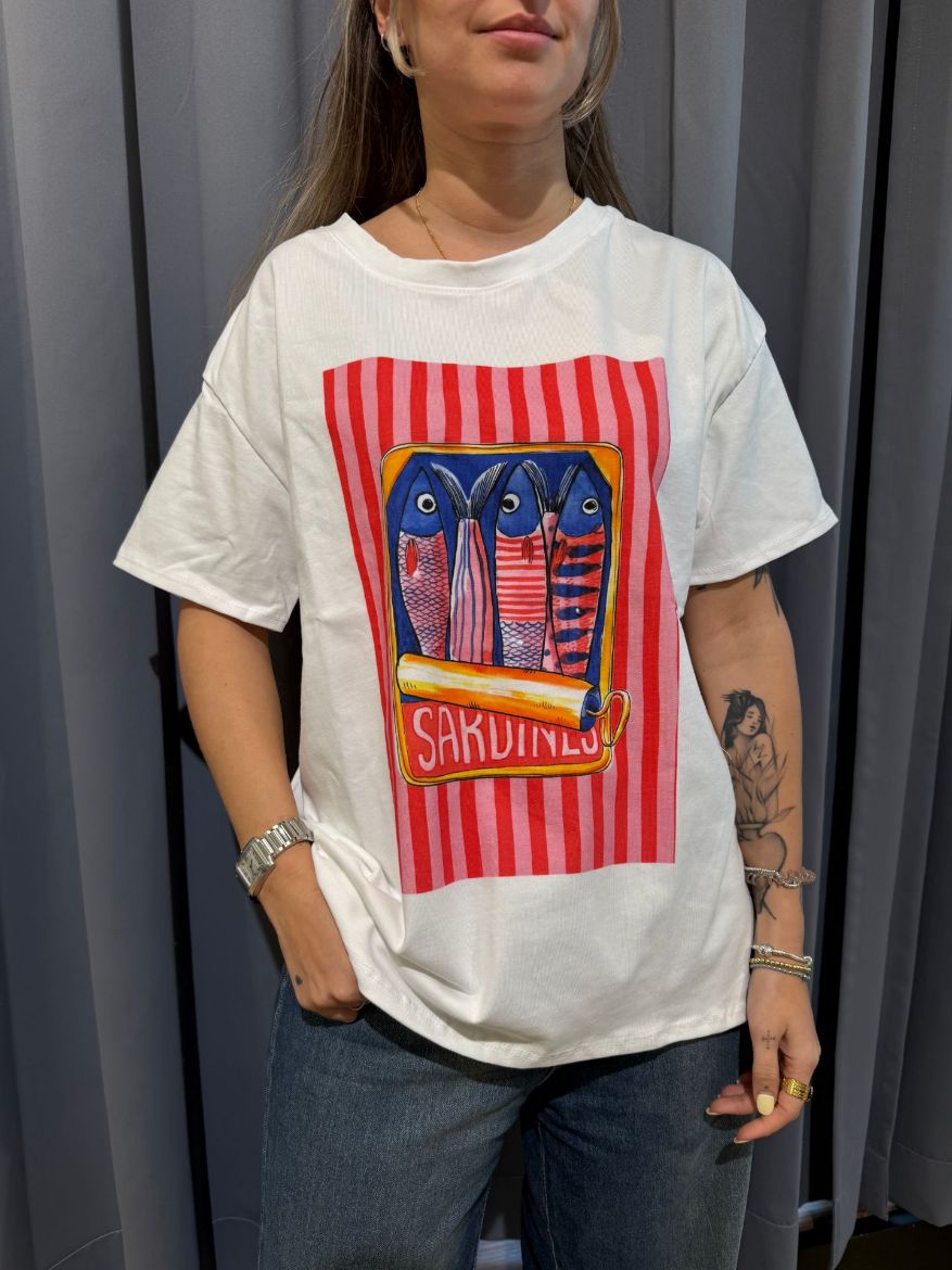 Immagine di T-SHIRT SARDINE STRIPES