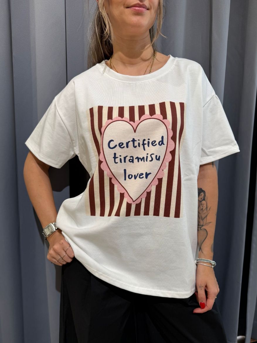 Immagine di T-SHIRT TIRAMISU LOVER