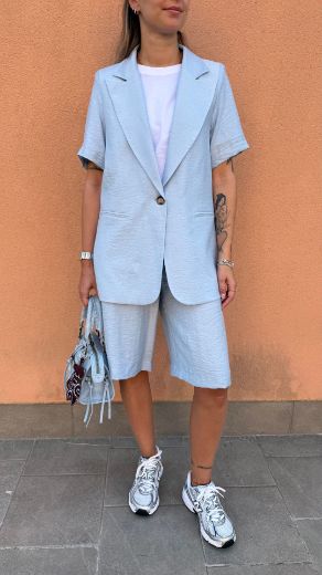 Immagine di BLAZER MISTO LINO MEZZA MANICA