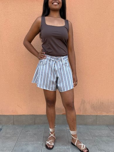 Immagine di SHORTS FARFALLA RIGHE