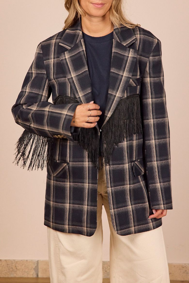 Immagine di BLAZER CHECK FRANGE