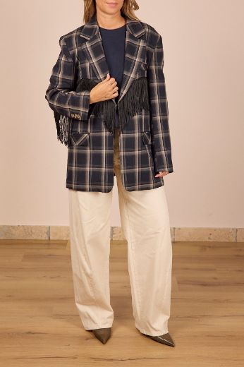 Immagine di BLAZER CHECK FRANGE