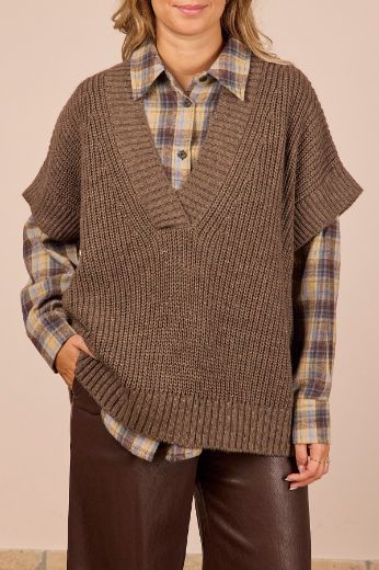 Immagine di MAXI GILET SCOLLO A V